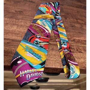 1993 HARLEY DAVIDSON Retro Necktie RM STYLE USA Made